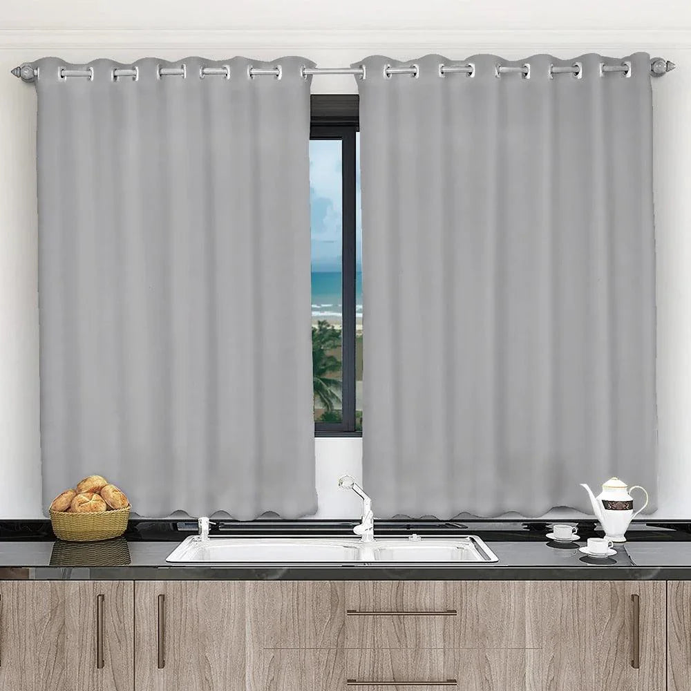 Cortina para Cozinha de Voil com Forro de Microfibra - Conforto e Beleza para o Seu Ambiente - ModernLar