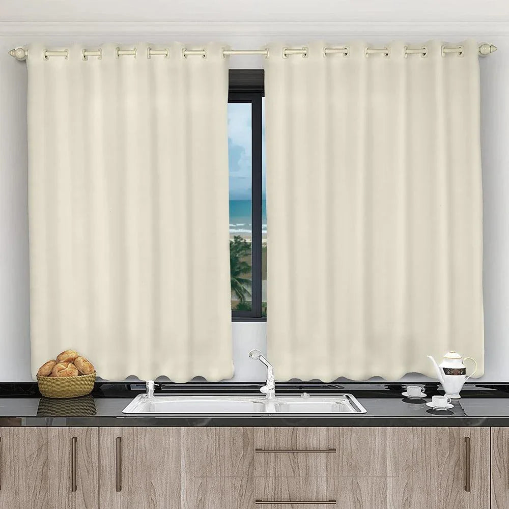 Cortina para Cozinha de Voil com Forro de Microfibra - Conforto e Beleza para o Seu Ambiente - ModernLar