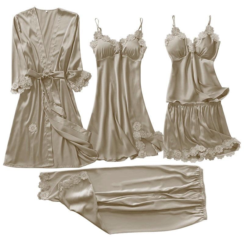 Conjunto SweetDream 5 Peças em Cetim de Seda - ModernLar