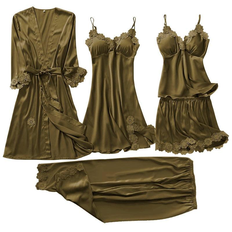 Conjunto SweetDream 5 Peças em Cetim de Seda - ModernLar