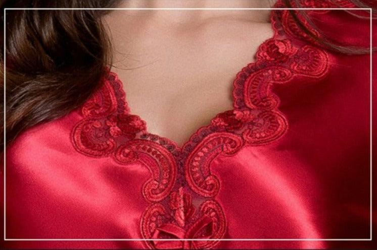 Camisola Famous™️ em Seda Cetim / Toda Sutileza & Beleza de uma peça Magistral! - ModernLar