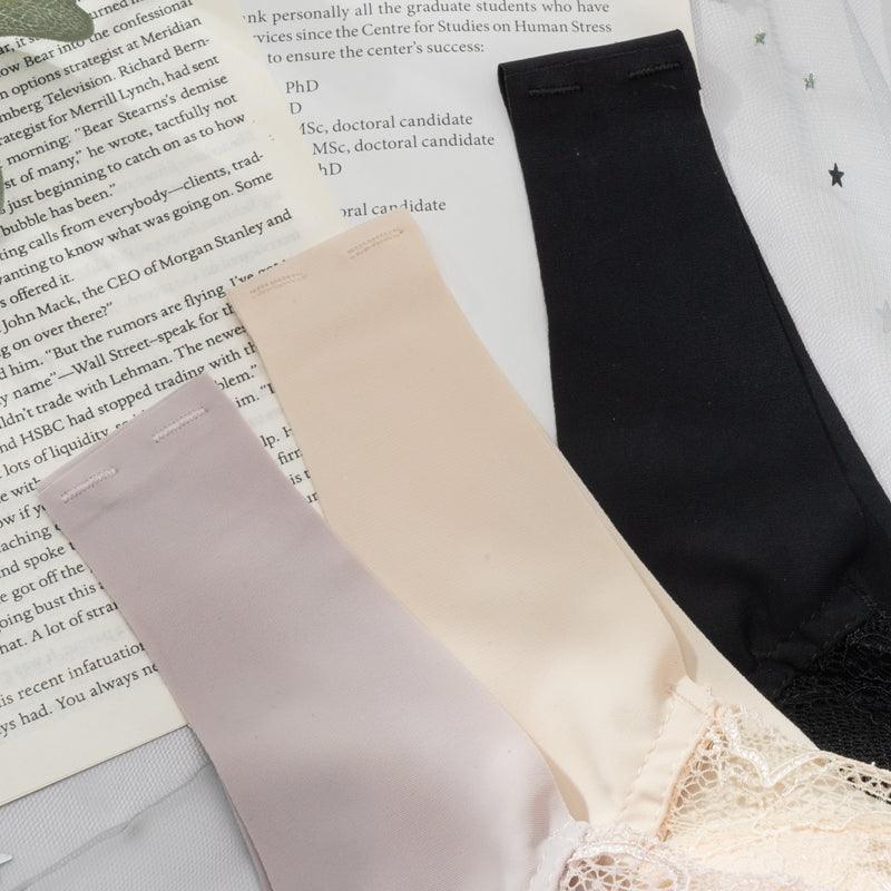 Kit Sutiãs Female™ em Seda Gelo com Fechamento Frontal e Detalhes em Renda - ModernLar