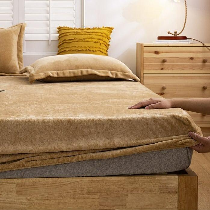 Conjunto Calme™ de Lençol + Fronhas em Veludo Super Macio - ModernLar