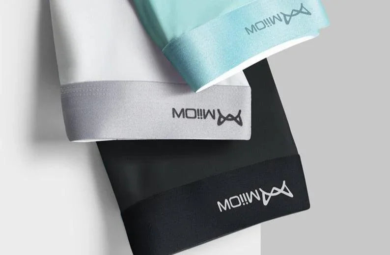 3Pcs Cueca em Seda Gelo (Antibacteriana) - ModernLar