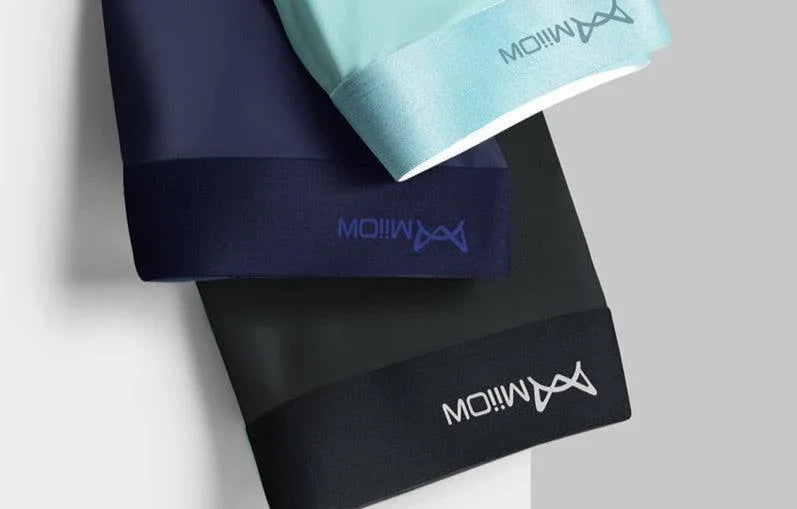 3Pcs Cueca em Seda Gelo (Antibacteriana) - ModernLar