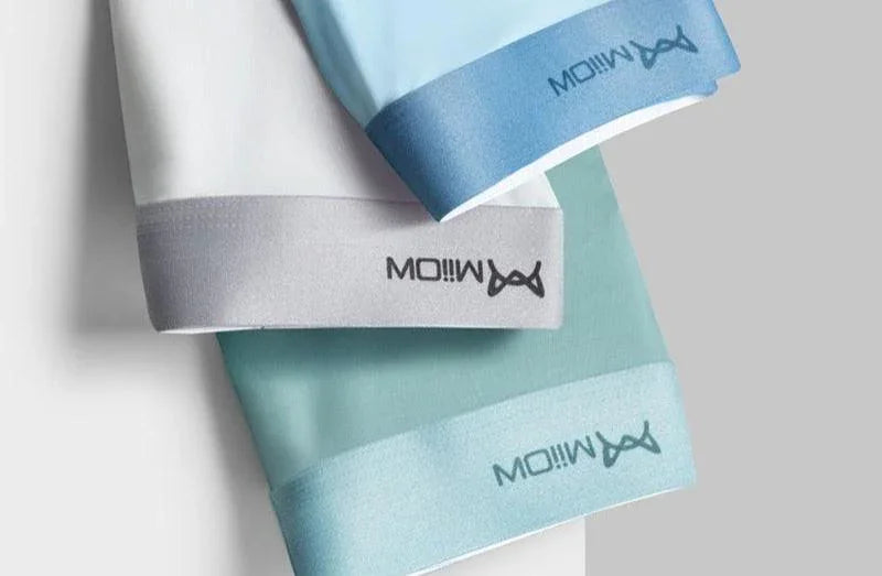 3Pcs Cueca em Seda Gelo (Antibacteriana) - ModernLar