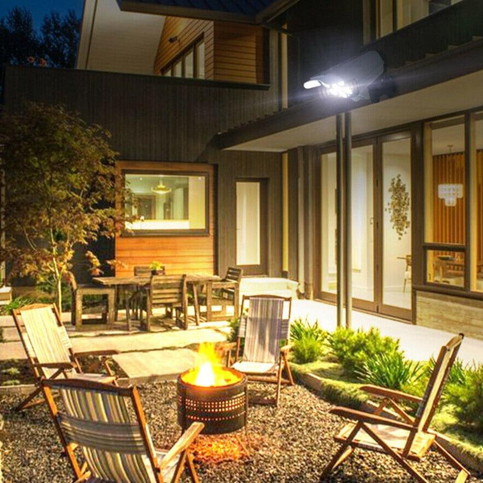Holofote Solar RayCam™ com Desing de Câmera de Segurança / Iluminação Potente e Econômica para seu Lar! - ModernLar