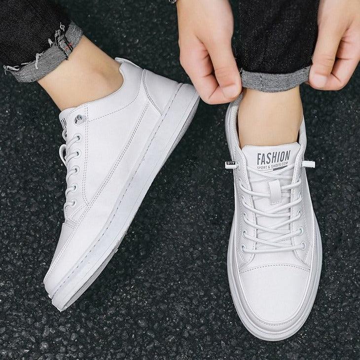 Tênis Casual Cupertino em Couro PU / Estilo, Modernidade e Conforto para Todas Ocasiões! - ModernLar