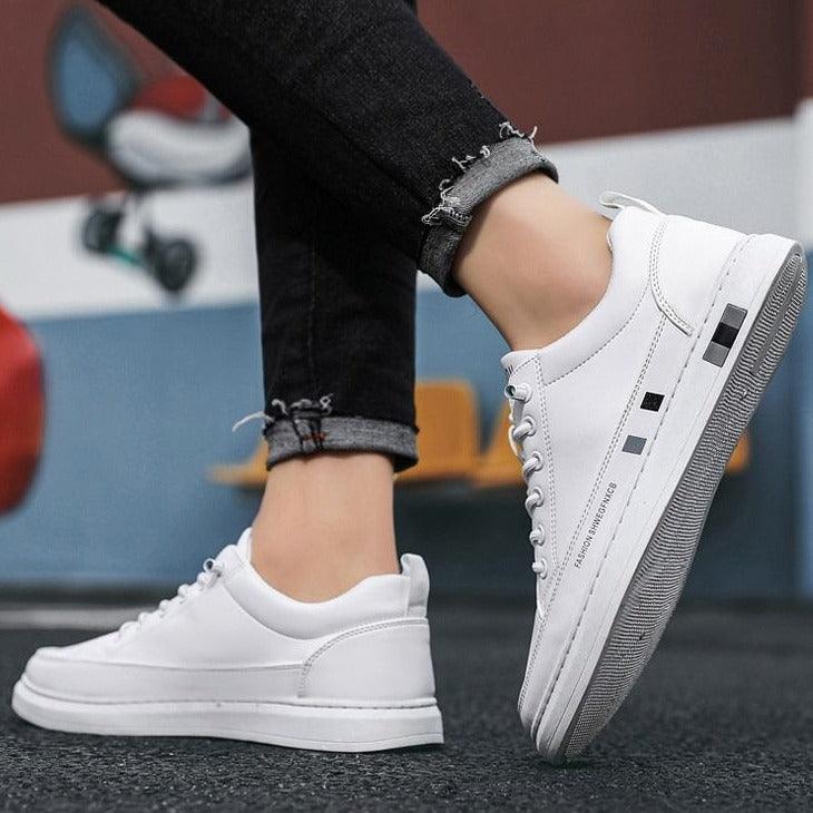 Tênis Casual Cupertino em Couro PU / Estilo, Modernidade e Conforto para Todas Ocasiões! - ModernLar