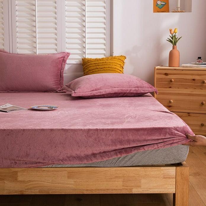 Conjunto Calme™ de Lençol + Fronhas em Veludo Super Macio - ModernLar