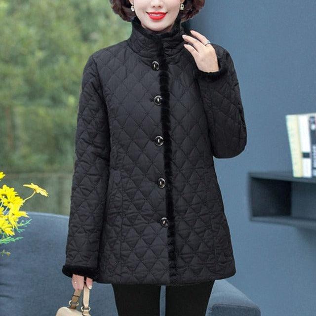 Casaco Feminino Mount™ com Interior em Pelúcia / Muita Classe, Beleza e Conforto para você passar este inverno! - ModernLar