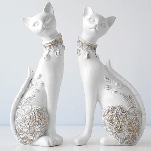 Esculturas em Resina feitas a Mão - Gatos do Faraó - ModernLar