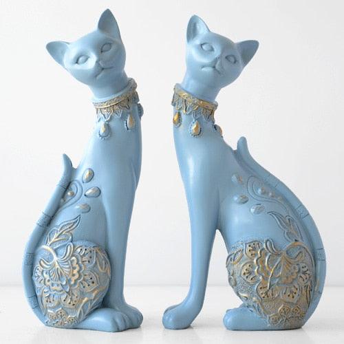 Esculturas em Resina feitas a Mão - Gatos do Faraó - ModernLar
