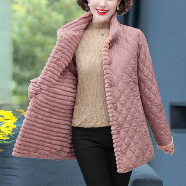 Casaco Feminino Mount™ com Interior em Pelúcia / Muita Classe, Beleza e Conforto para você passar este inverno! - ModernLar