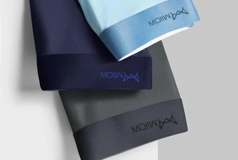 3Pcs Cueca em Seda Gelo (Antibacteriana) - ModernLar