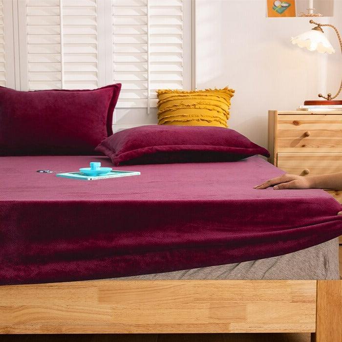 Conjunto Calme™ de Lençol + Fronhas em Veludo Super Macio - ModernLar