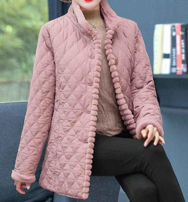 Casaco Feminino Mount™ com Interior em Pelúcia / Muita Classe, Beleza e Conforto para você passar este inverno! - ModernLar