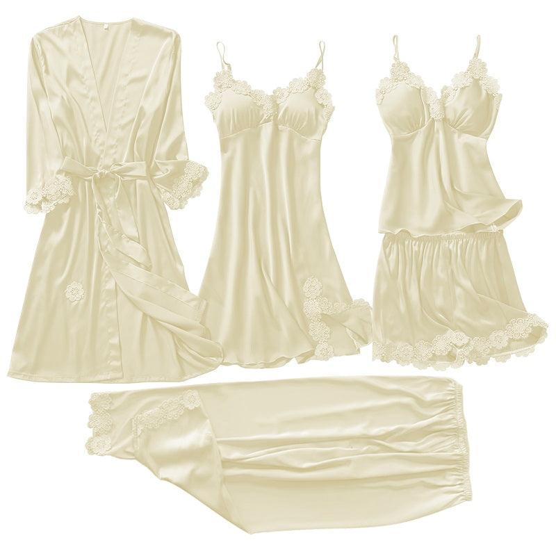 Conjunto SweetDream 5 Peças em Cetim de Seda - ModernLar