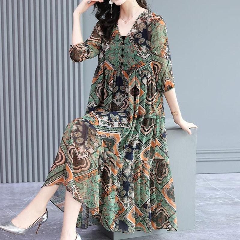 Vestido Soltinho Fontenele™ Moda Gringa / O Campeão em Charme & Elegância! - ModernLar