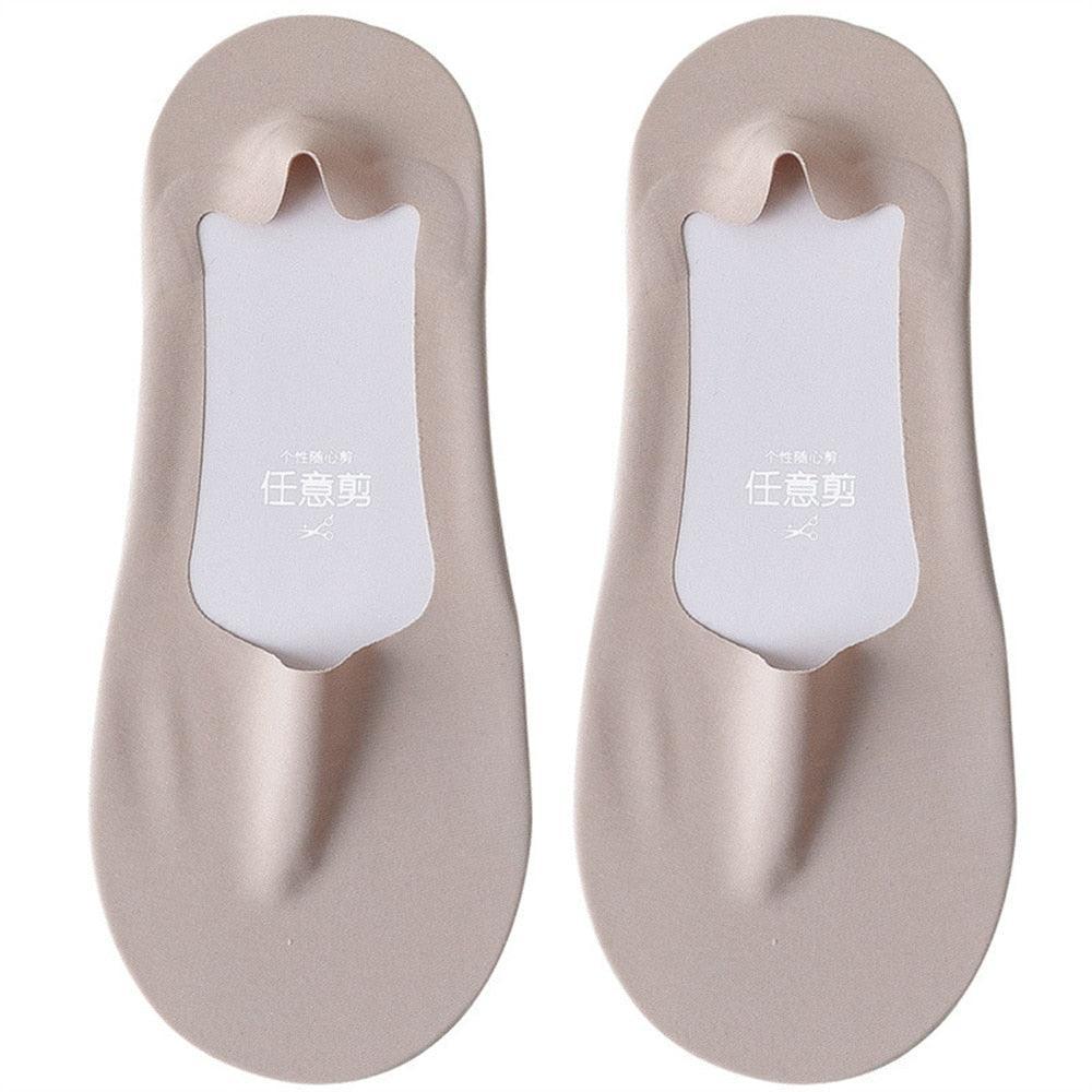 Meia Invisível em Seda Gelo 10 Pares / Tecnologia Antibacteriana e Antitranspirante - ModernLar