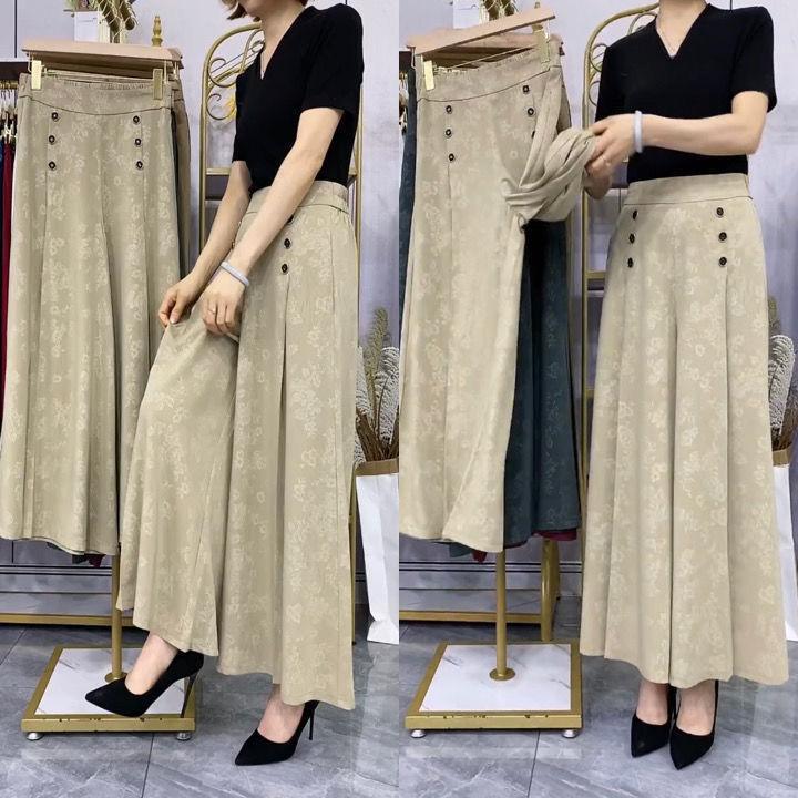 Calça Estilo Saia Madame em Seda Gelo / A Campeã em Leveza & Elegância! - ModernLar