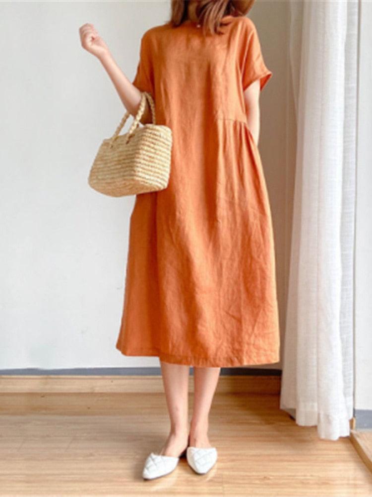 Vestido Soltinho Bella Senhorita™/ A Combinação Ideal de Conforto e Estilo. - ModernLar