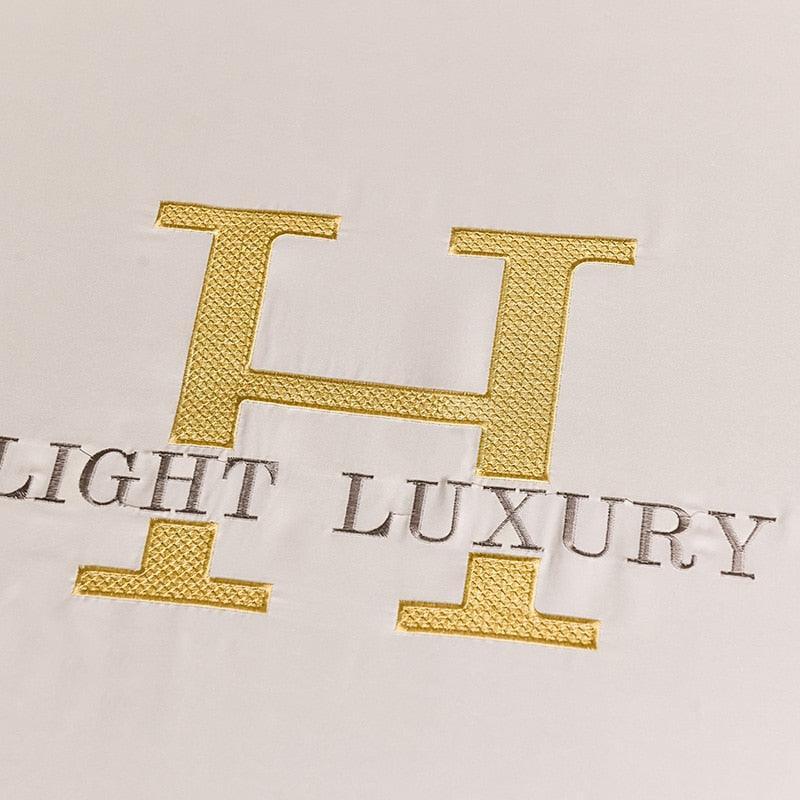 Jogo de Lençol + Fronhas em Cetim - Light Luxury - ModernLar