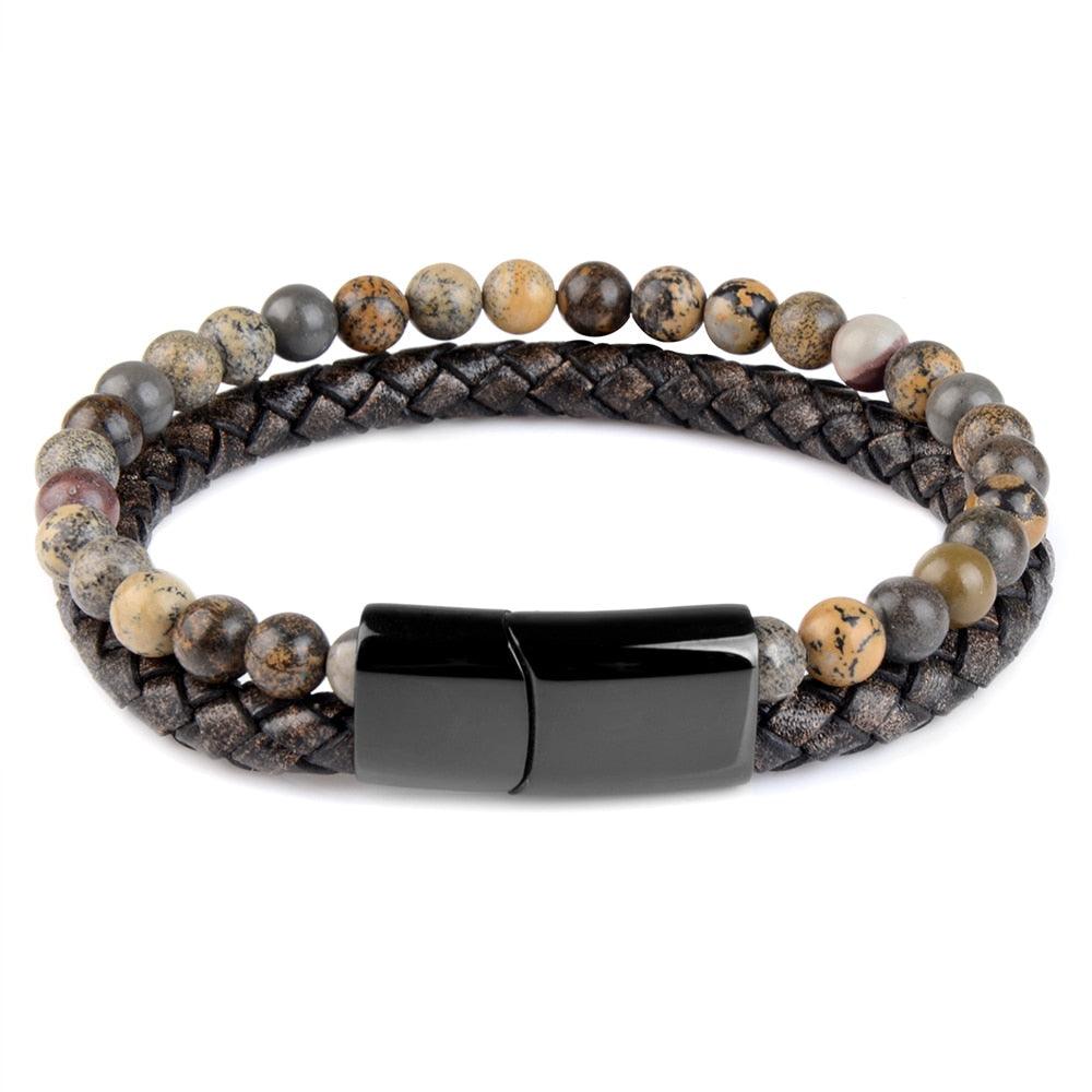 Bracelete Em Pedra Natural - ModernLar