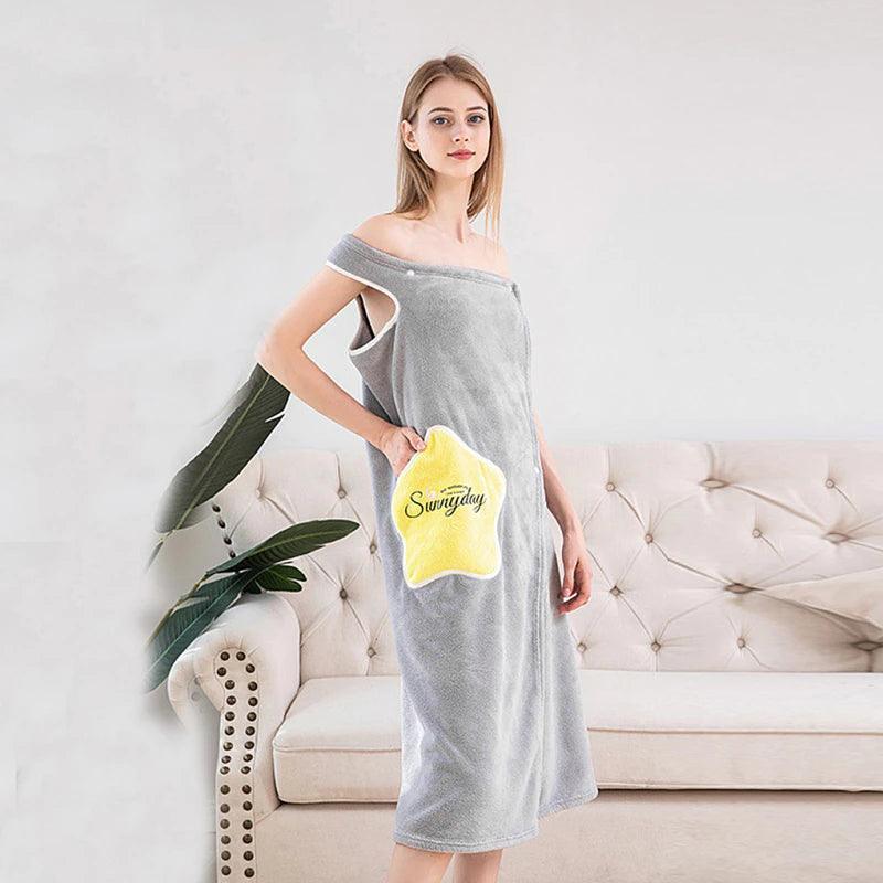Toalha Roupão Premium Summer / Feita em 100% Microfibra Ultra Macia - ModernLar