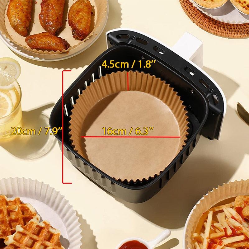 Forma para Air Fryer descartável antiaderente - ModernLar