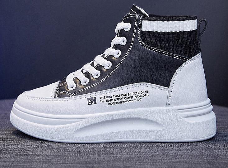 Tênis Feminino Cano Alto - Snowy Step / Tênis de alta qualidade com Tecido Rspirável! - ModernLar