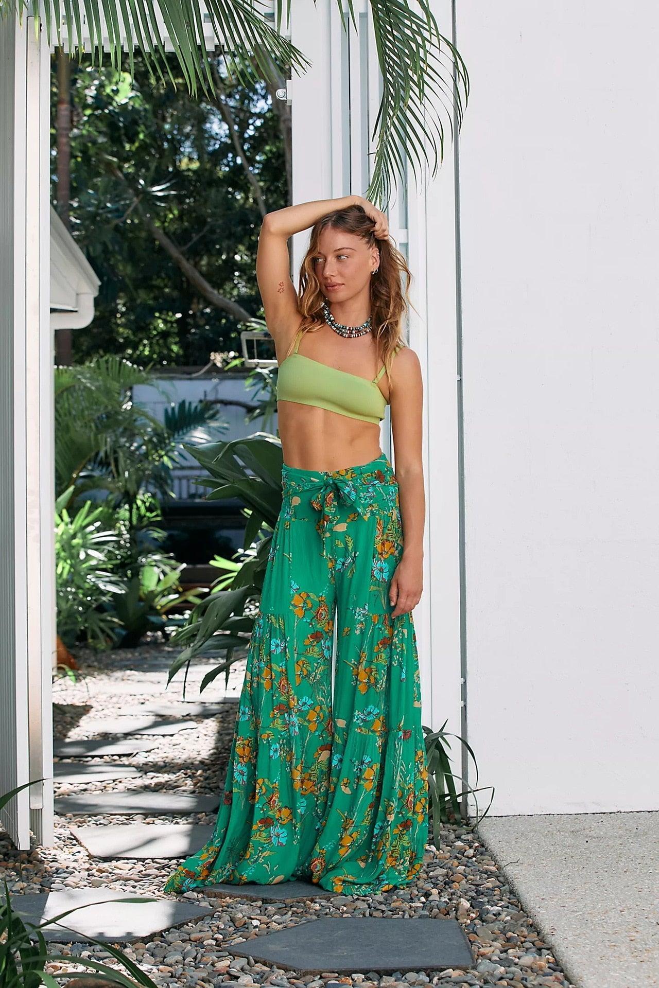 Calça Floral Lissandry™ / Estilo, Beleza e Autenticidade em um peça de roupa Única! - ModernLar