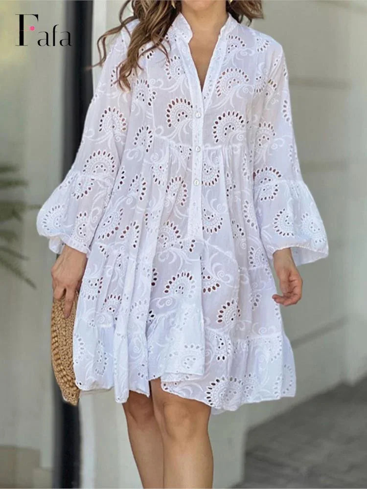 Vestido em Renda - Santorini / A Sua Melhor Opção quando o Assunto é Qualidade e Frescor!!! - ModernLar