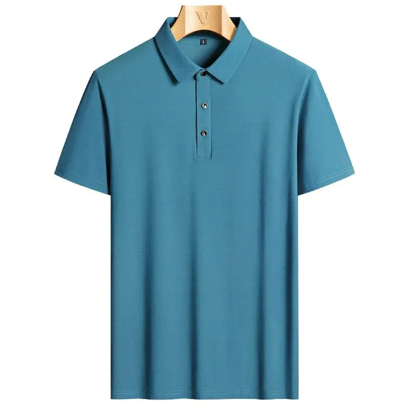 Camisa Polo de Alto Padrão Prestige™ em Seda Gelo / As Inigualáveis em Luxo, Conforto e Frescor! - ModernLar
