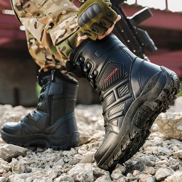 Coturno Tático Ultra Resistente Outdoor / + Brinde Exclusivo Boné Tático - ModernLar