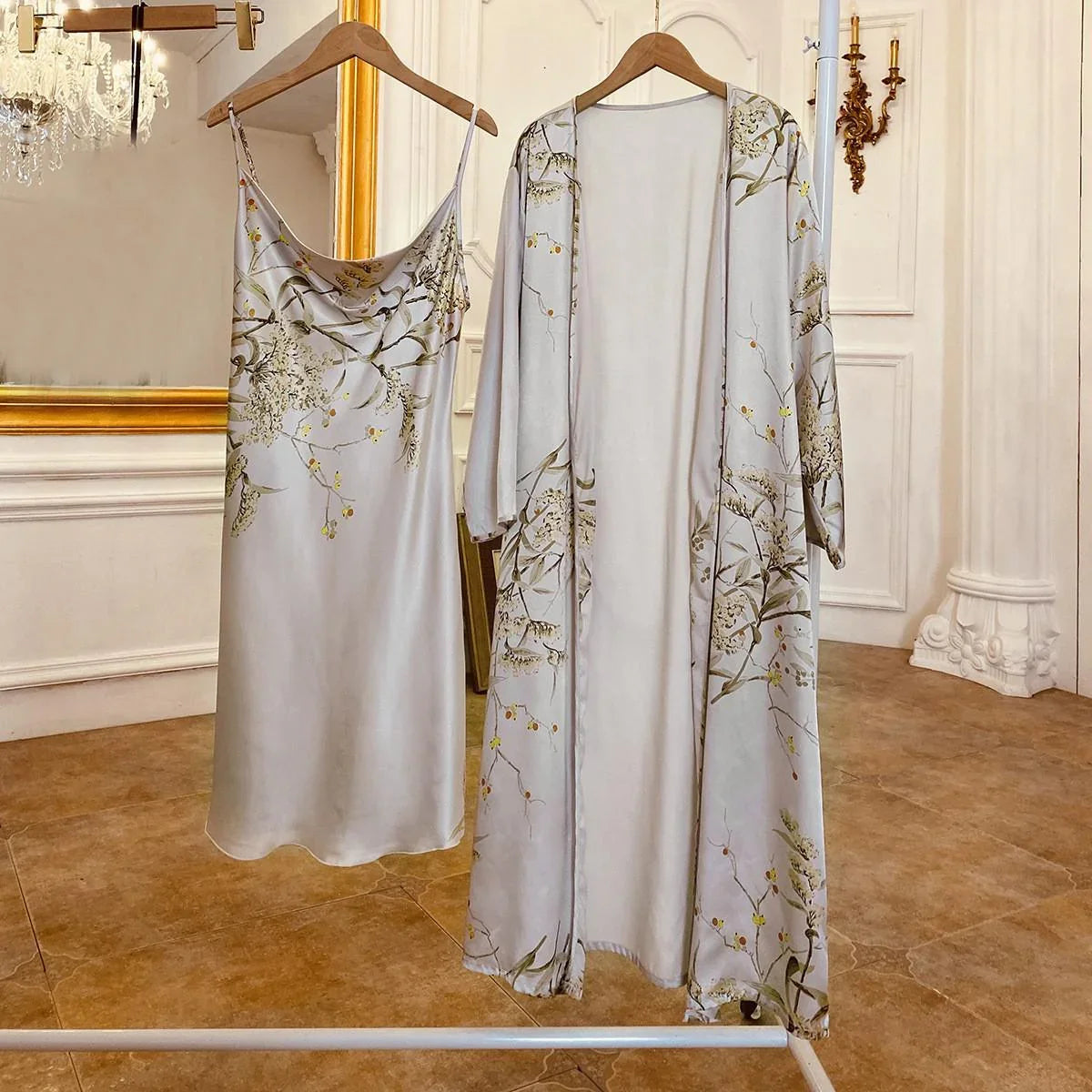 Conjunto Glamour Imperial em Cetim 4 Peças - ModernLar
