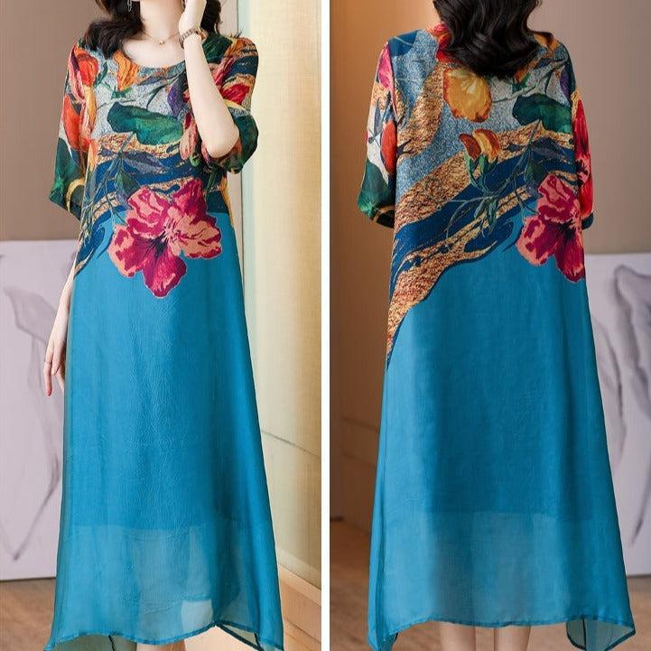 Vestido Floral Versalhes Moda Gringa / O Campeão em Luxo e Conforto! - ModernLar