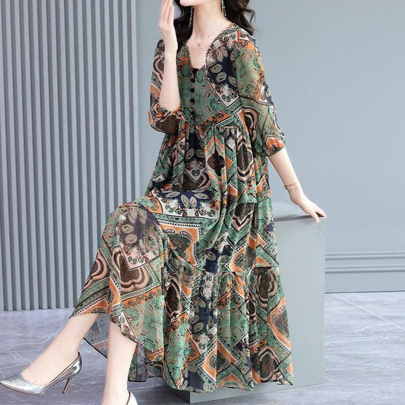 Vestido Soltinho Fontenele™ Moda Gringa / O Campeão em Charme & Elegância! - ModernLar
