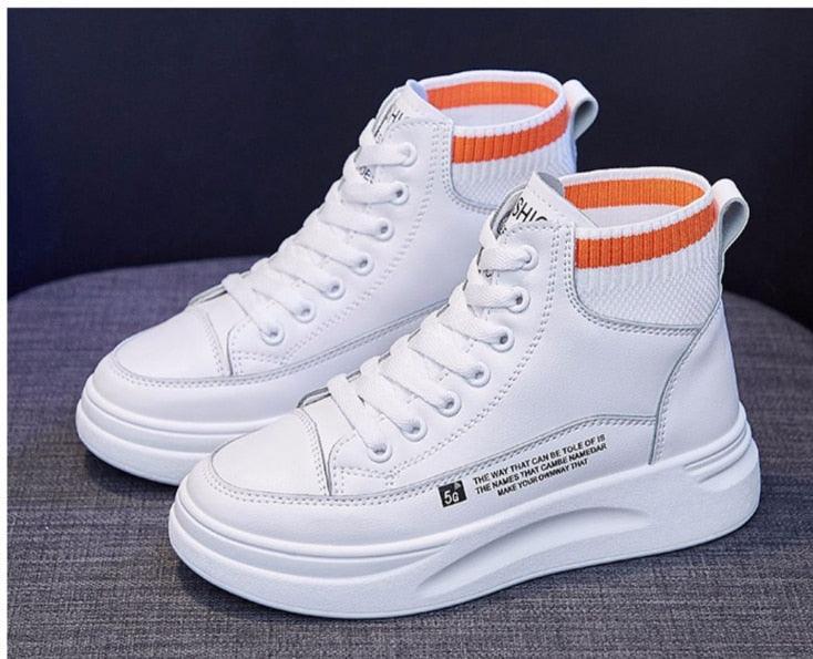 Tênis Feminino Cano Alto - Snowy Step / Tênis de alta qualidade com Tecido Rspirável! - ModernLar