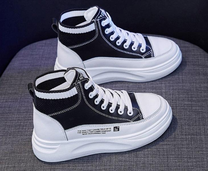 Tênis Feminino Cano Alto - Snowy Step / Tênis de alta qualidade com Tecido Rspirável! - ModernLar