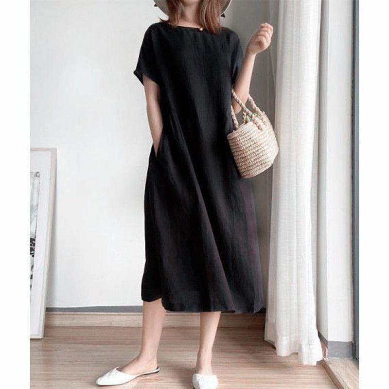 Vestido Soltinho Bella Senhorita™/ A Combinação Ideal de Conforto e Estilo. - ModernLar