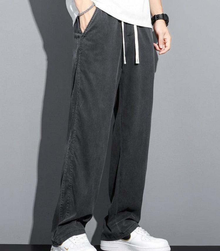 Calça Jeans Casual Masculina Muller™ / Soltinha, Estilosa e Fácil de Combinar: A calça do homem que se veste bem! - ModernLar