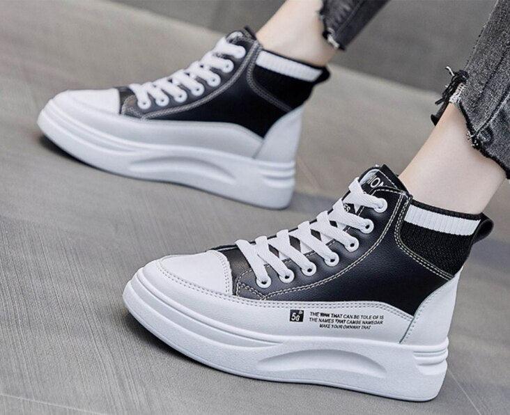 Tênis Feminino Cano Alto - Snowy Step / Tênis de alta qualidade com Tecido Rspirável! - ModernLar