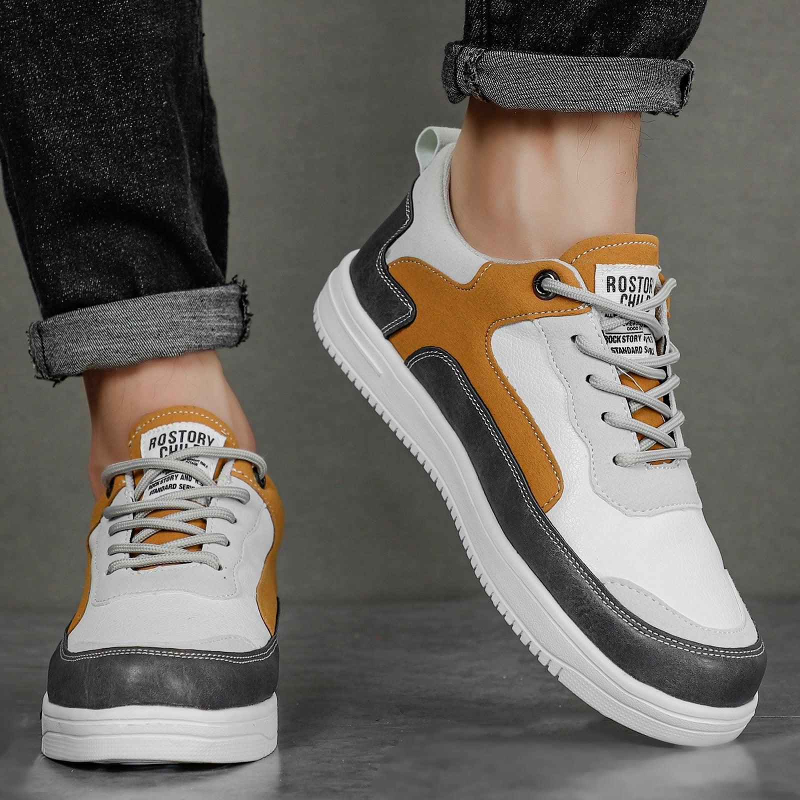 Tênis Casual Esporte Fino UrbanFlow™ / + De Brinde Pacote com 5 Pares de Meias Invisíveis - ModernLar