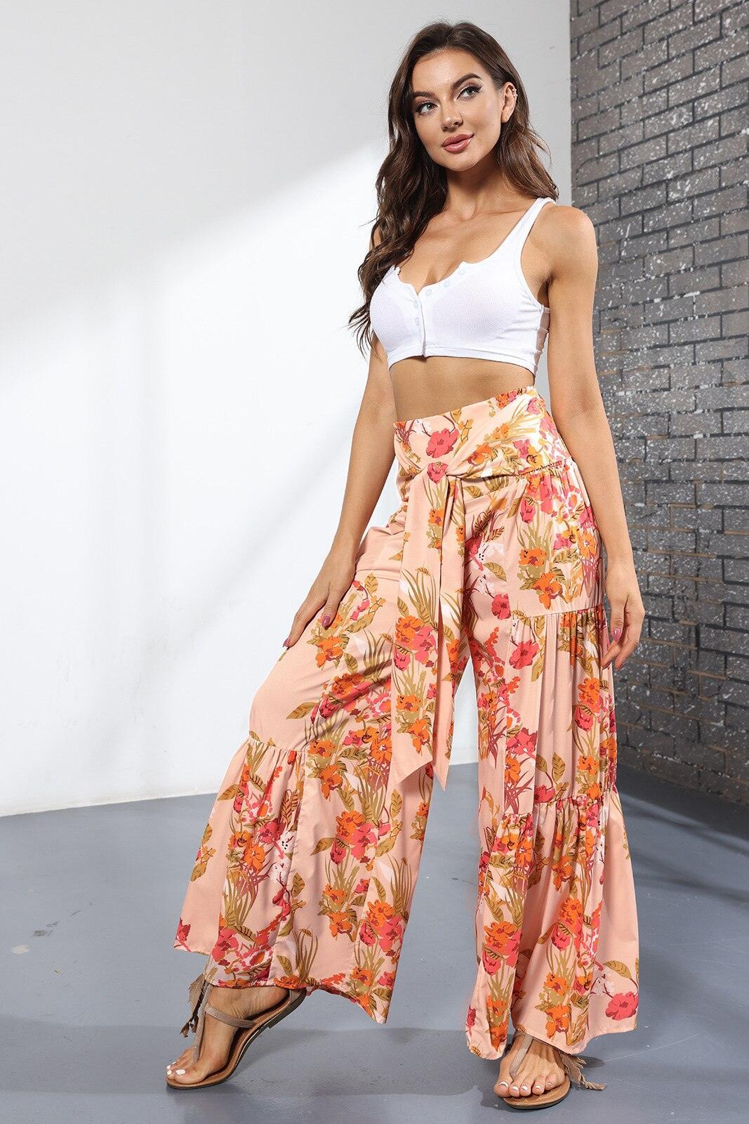 Calça Floral Lissandry™ / Estilo, Beleza e Autenticidade em um peça de roupa Única! - ModernLar