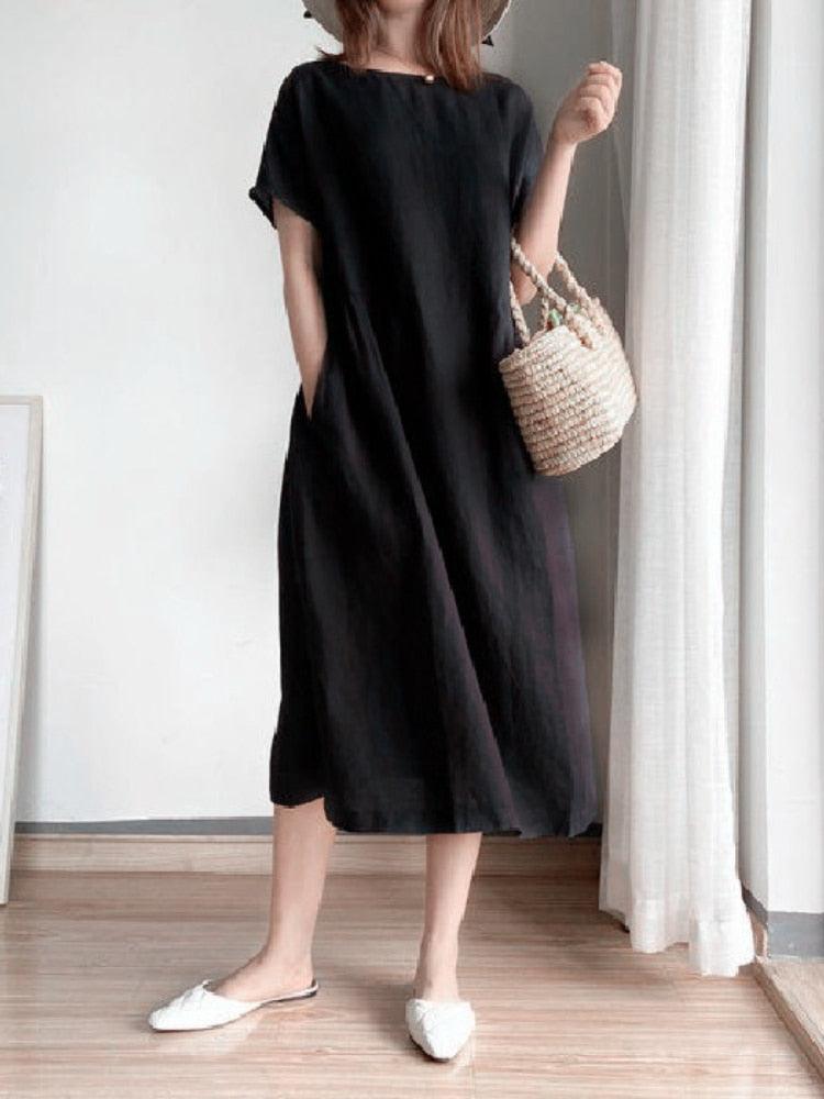 Vestido Soltinho Bella Senhorita™/ A Combinação Ideal de Conforto e Estilo. - ModernLar
