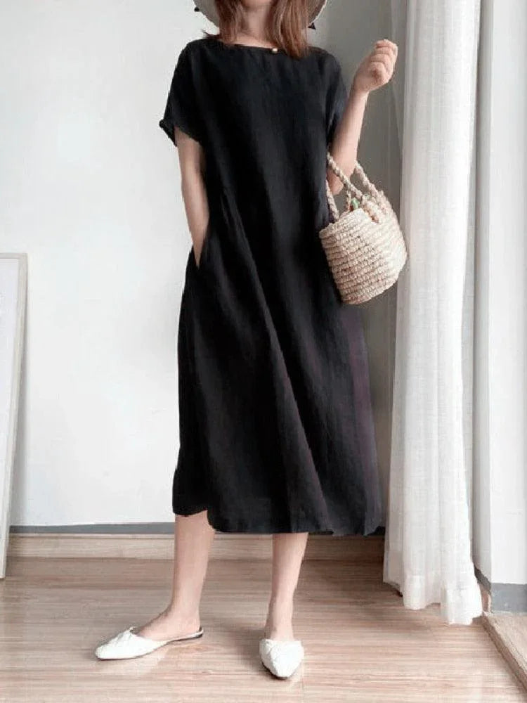 Vestido Soltinho Bella Senhorita™/ A Combinação Ideal de Conforto e Estilo. - ModernLar