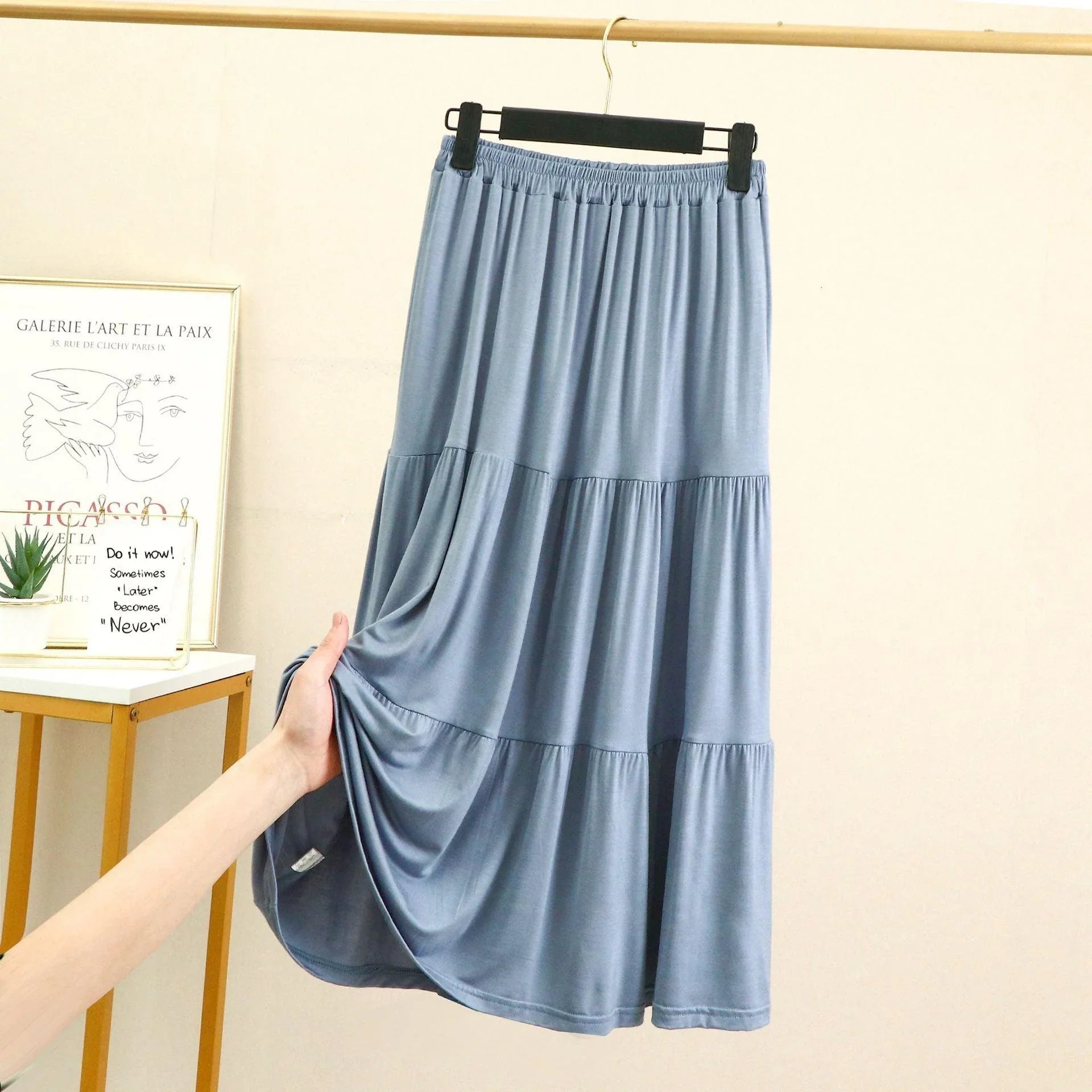 Saia Gentle em Modal - Tamanho Único (super elástica na cintura) - ModernLar