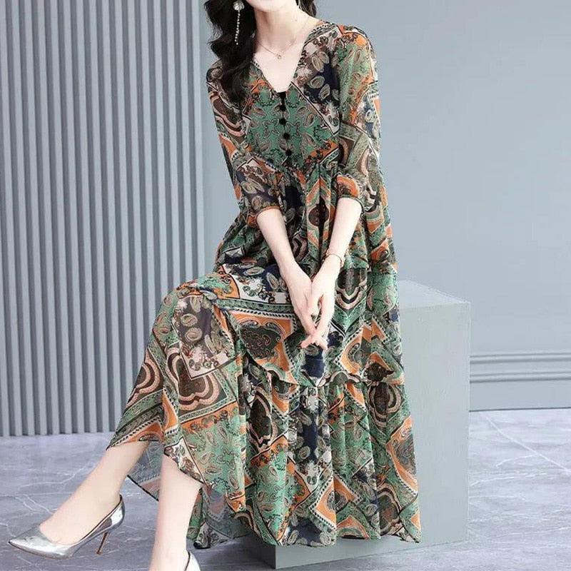 Vestido Soltinho Fontenele™ Moda Gringa / O Campeão em Charme & Elegância! - ModernLar