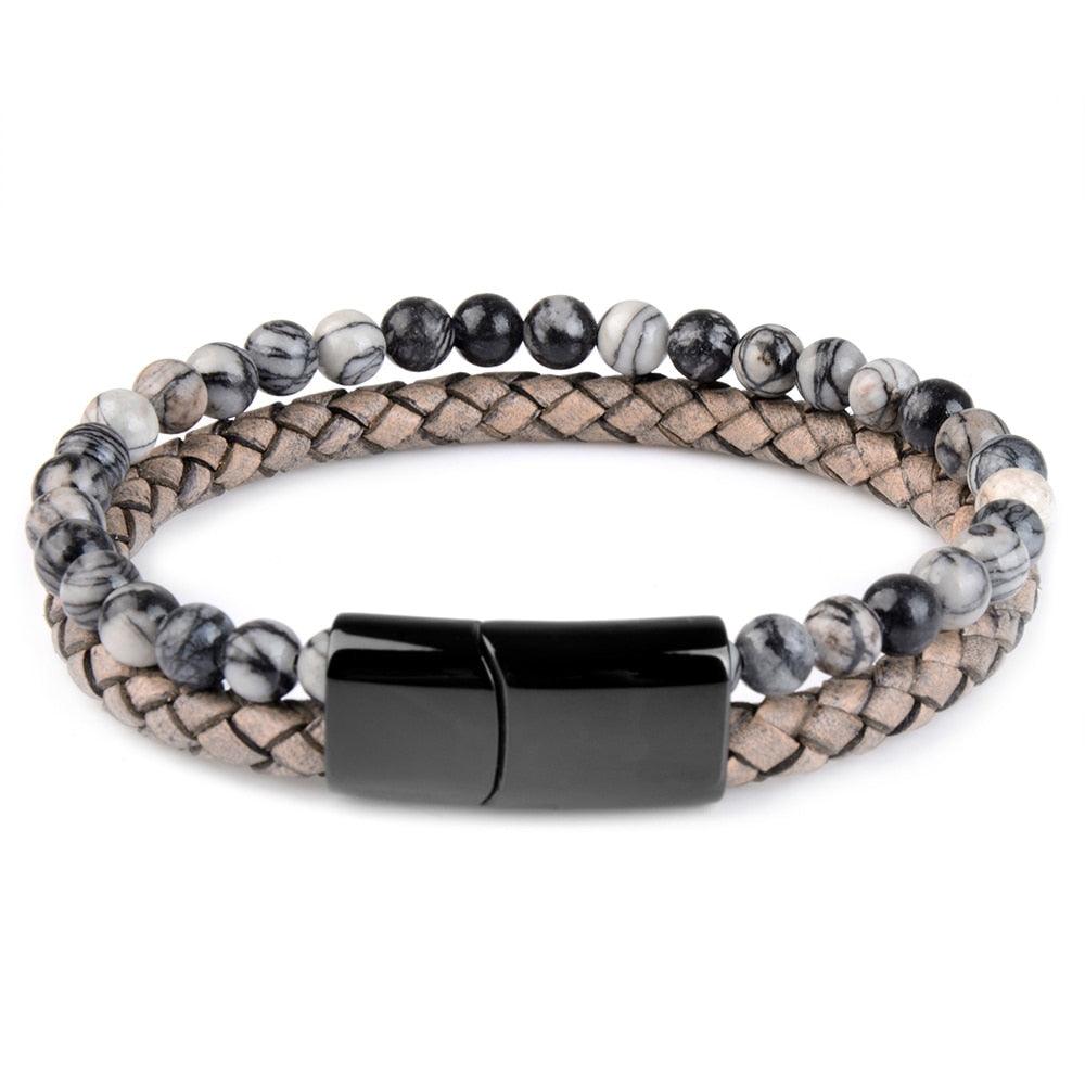 Bracelete Em Pedra Natural - ModernLar